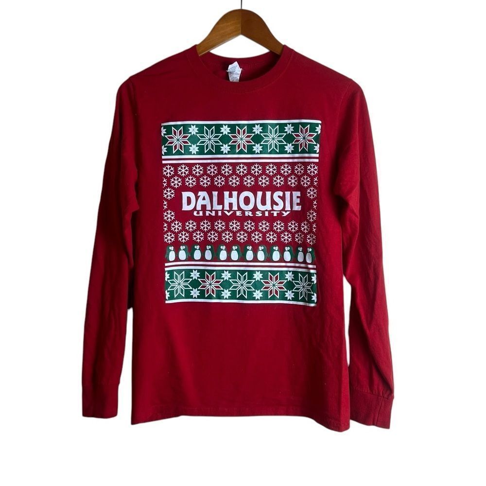 3 for $30! Dalhousie Christmas Red Long Sleeve Shirt